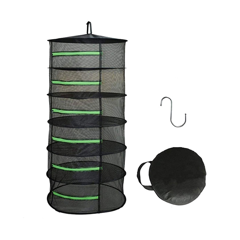 Green Zippers Hydroponics Drying Rack With Bonus Hook